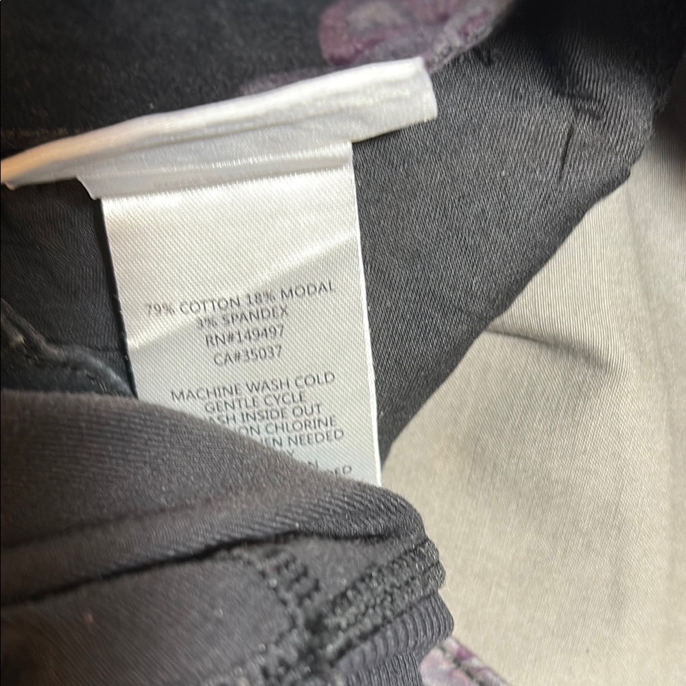 NWT joes jeans the charlie size 26 purple floral pattern - Picture 3 of 7